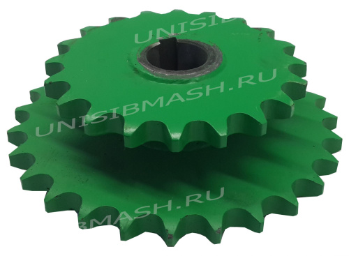 Блок звездочек ПР 05.370 (z1/z2 - 28/22)